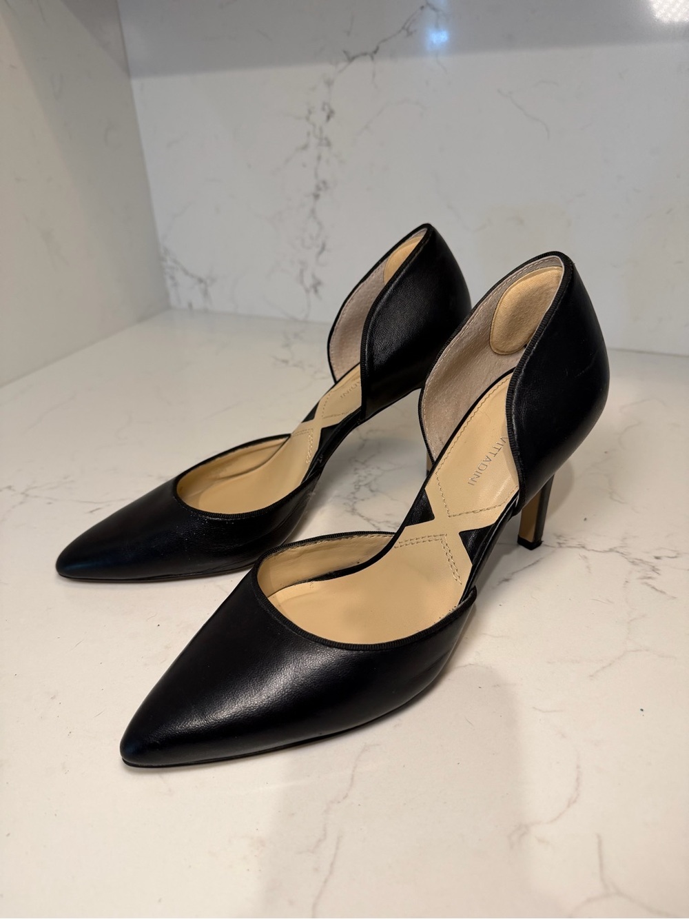 Adrienne Vittadini - Elegant Black Pointed Toe Women's Pumps
